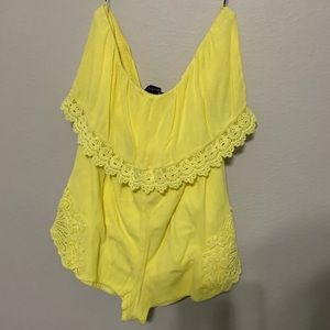 Yellow romper